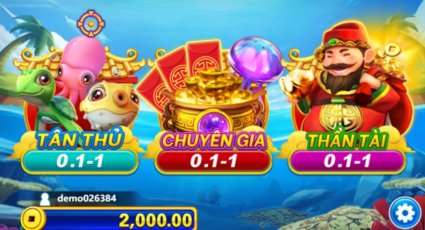 Cach choi game Cai shen Fishing Letou  